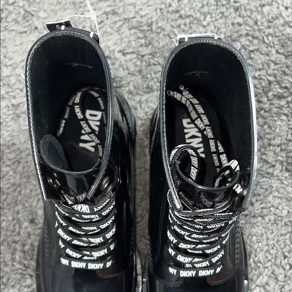DKNY Combat Boots Womens Size 9 - Picture 3 of 14